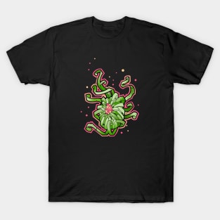 green monster flower T-Shirt